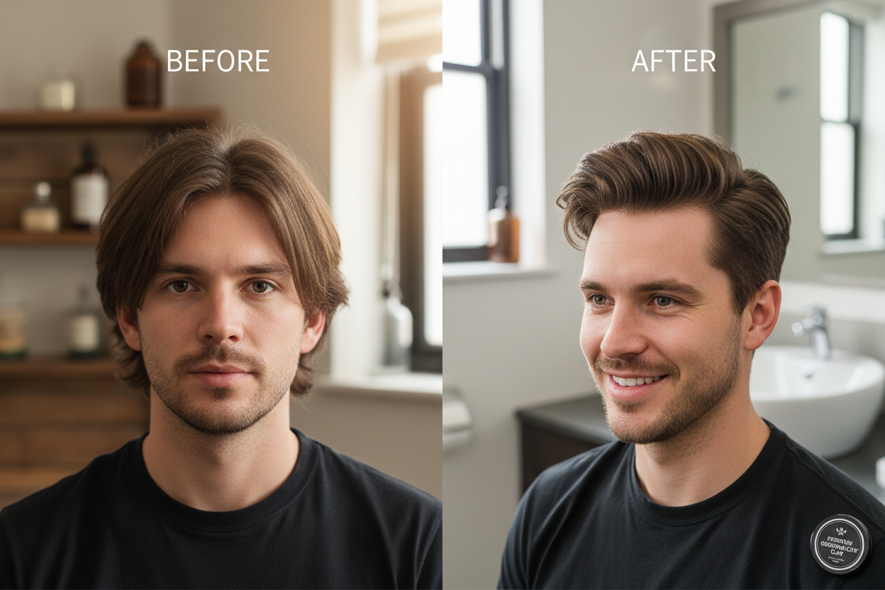 Before and After Hair Transformation